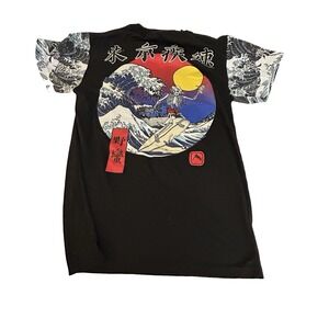 Fresh Laundry  mens size small Japanese Japan Grim Reaper Graphic T-Shirt
